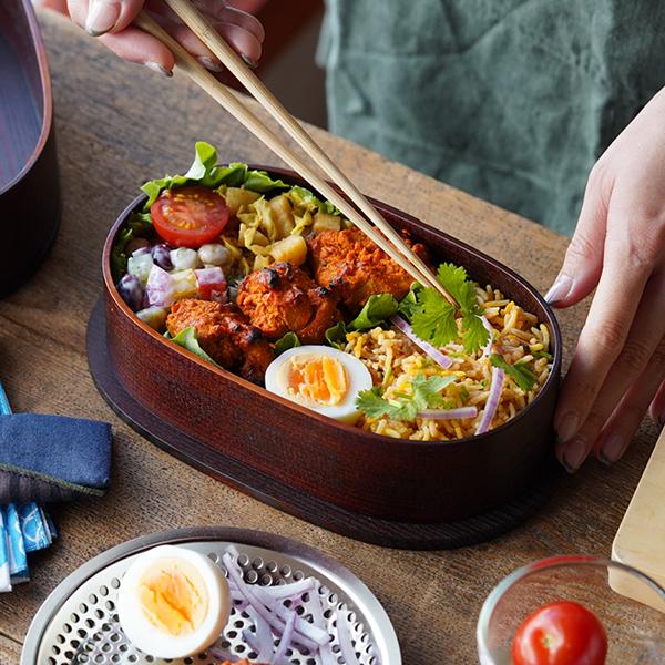 曲げわっぱ 大館工芸社 小判弁当 大 ふきうるし塗 わっぱ弁当 秋田杉