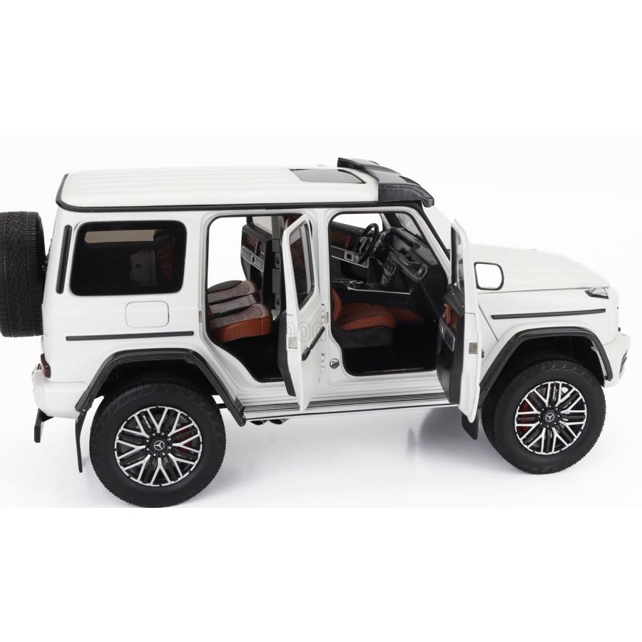 NZG 1/18 Mercedes Benz G63 W163 4x4 AMG 2023 OPALITH WHITE