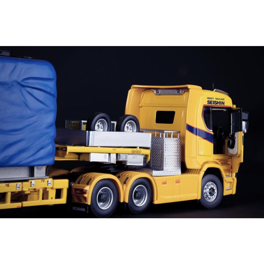 IMC 1/50 Scania R Serie 6x4 Nooteboom low loader 世新建設運輸 建設