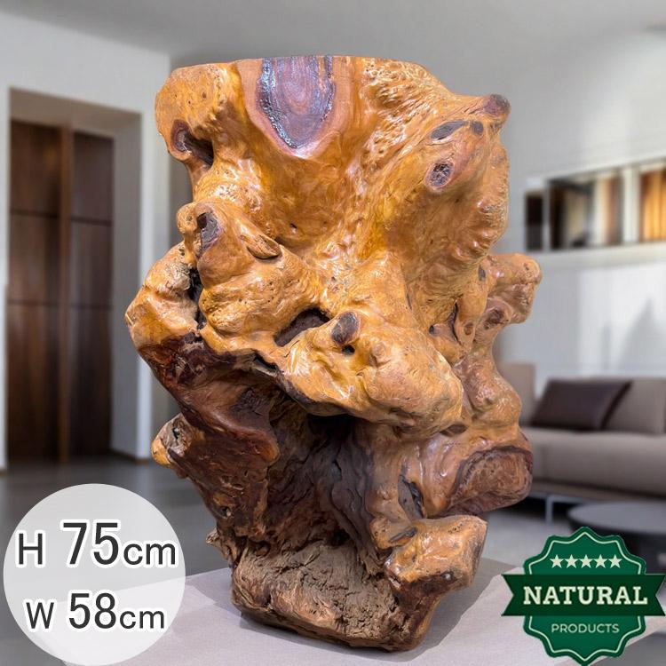 販売 ☆ 天然木の置物 インテリア 楽天市場】オブジェ 置物 チーク無垢