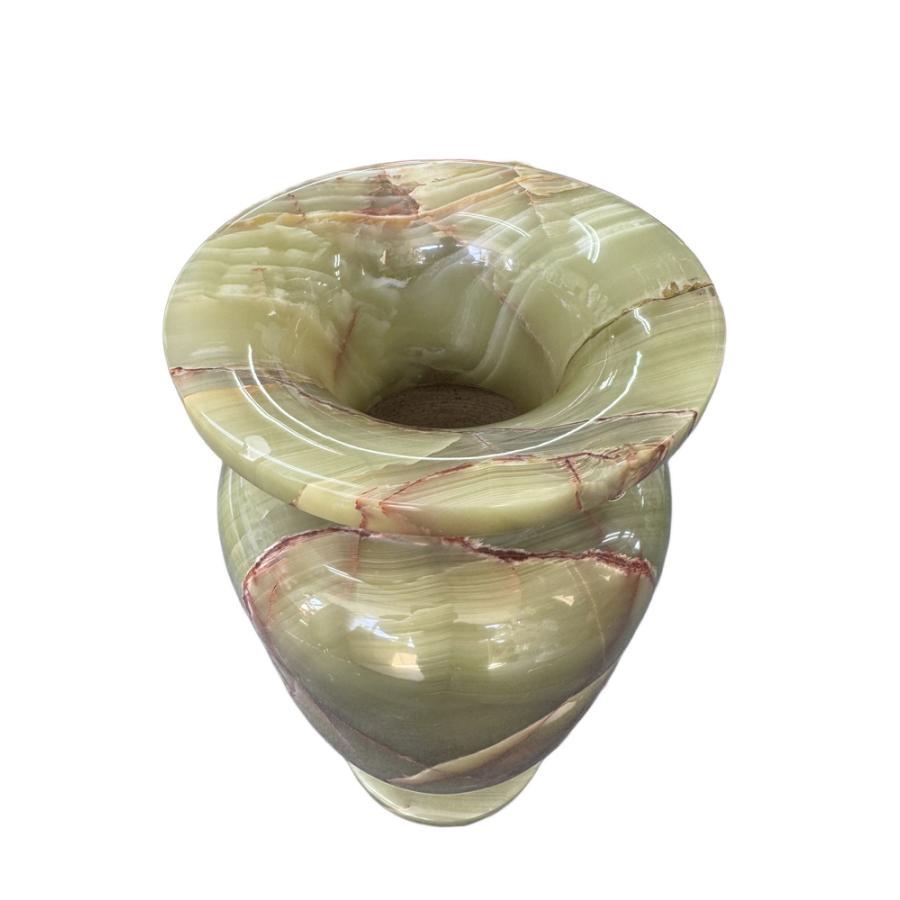 高さ68cm♪ 天然石 大理石 グリーンオニキス 飾り台 彫刻 花台