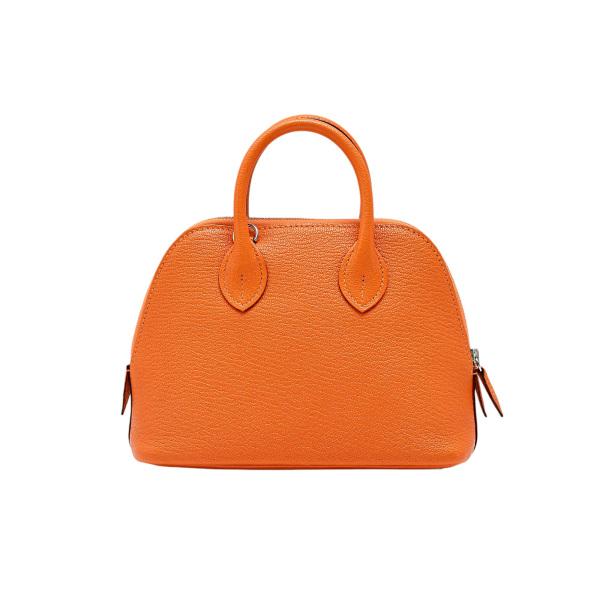 HERMES（エルメス） ボリード1923 ミニ シェーブル オレンジミニアン