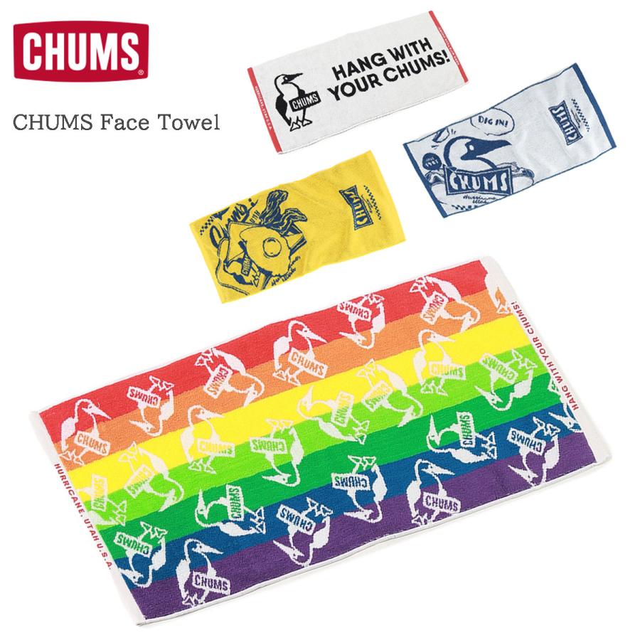 CHUMS チャムス8周年記念かまわぬ コラボ手拭いピンクネイビーブービー