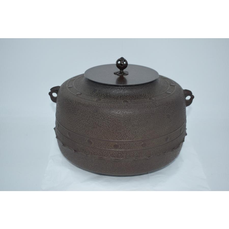 茶道具 釜 万代屋釜 菊池 正直 作 茶道 09-6119 : 月香園アウトレット