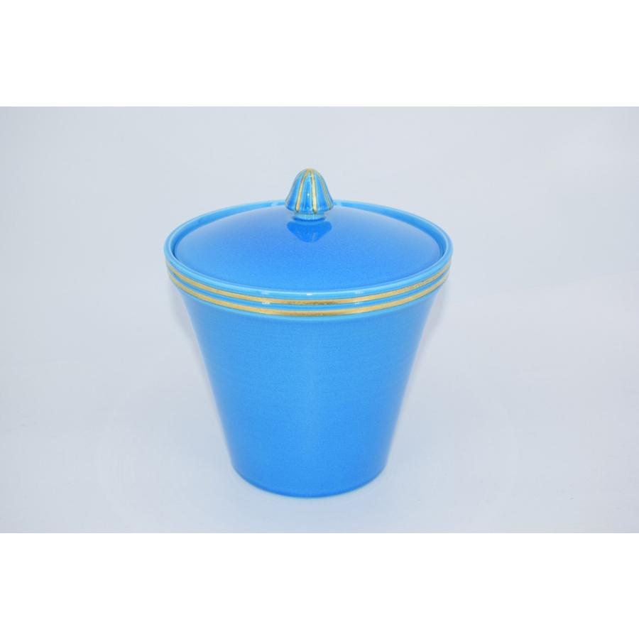 茶道具 浅黄交趾 末広 水指 御室窯 作 茶道 14-4615 : 月香園