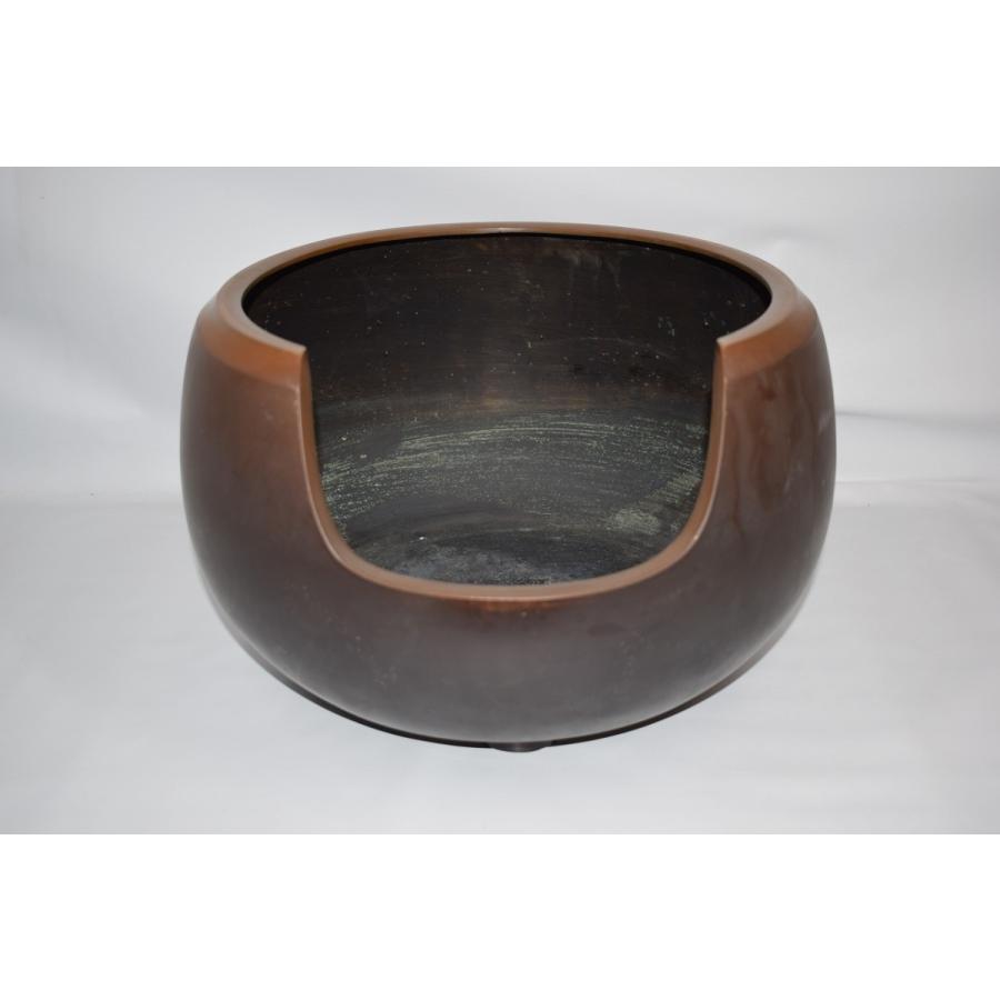 茶道具 唐銅 大西風炉 尺一.五 藤田 宗勝 作 茶道 10-3906 : 月香園