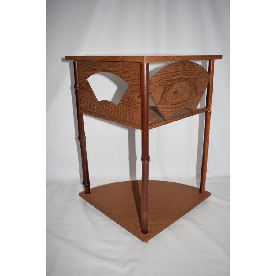 茶道具 棚 卓 桑 扇棚 鵬雲斎好 川瀬 表完 作 茶道 12-4606 : 月香園