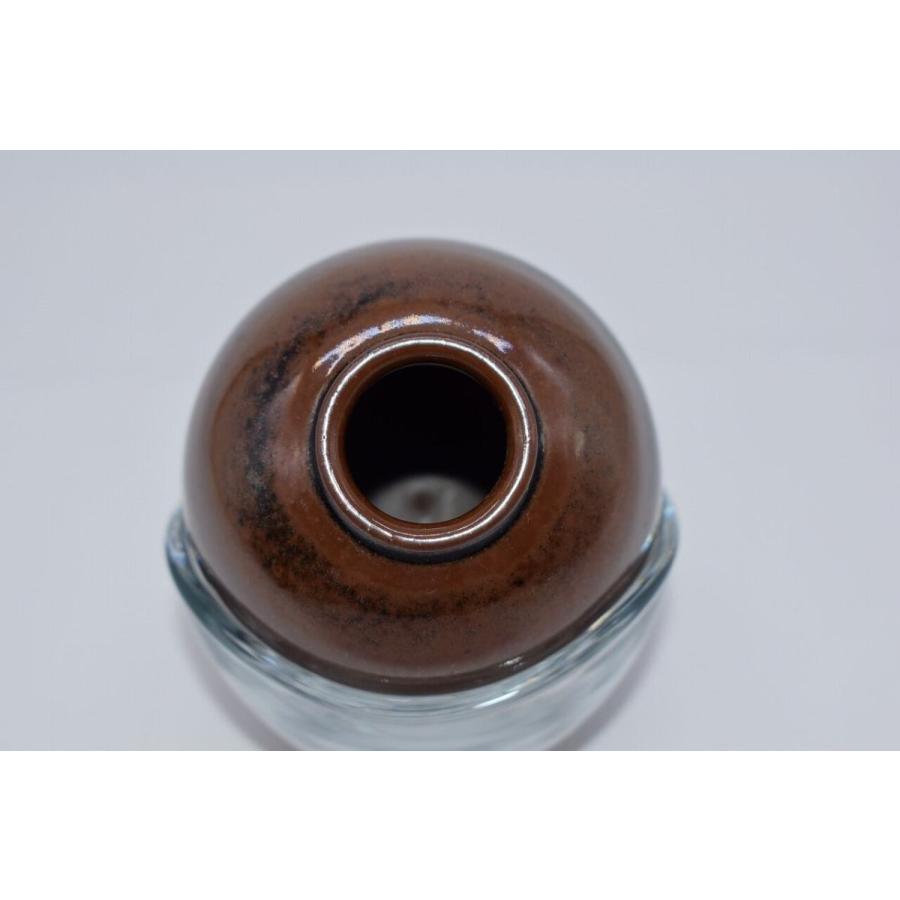 茶道具 中興名物 漢作 岩城文琳写 茶入 松本 鉄山 作 仕服 亡羊緞子 桐