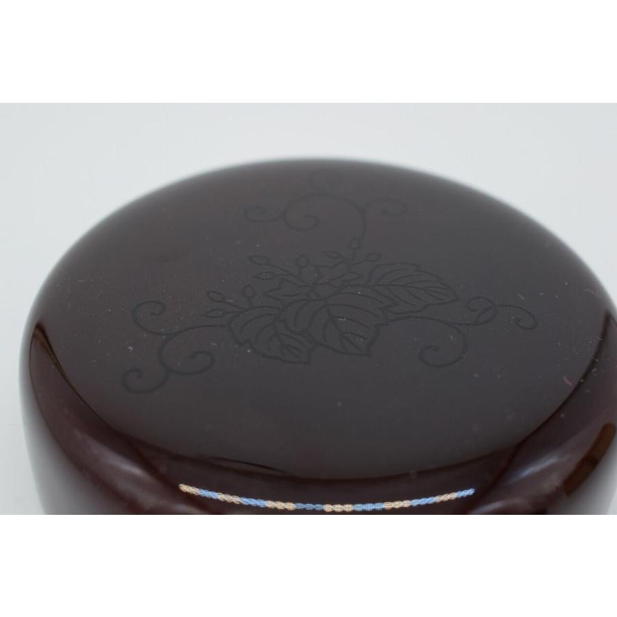 茶道具 溜 桐唐草絵 平棗 能作 作 桐箱入り 茶道 : 茶道具 月香園