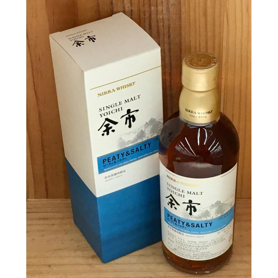 ニッカ シングルモルト余市ピーティ&ソルティ 55度500ml single Malt