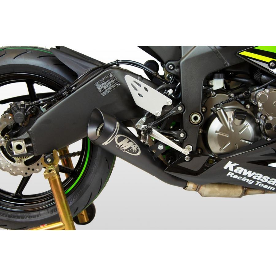 即納】M4 Exhaust ZX-6R 2009-2026 スリップオン GP19 ブラック KA6922