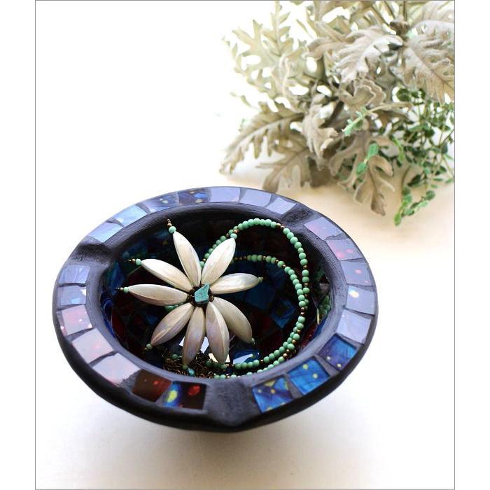 灰皿 ガラス おしゃれ アンティーク 卓上 小物入れ 丸 かわいい 可愛い