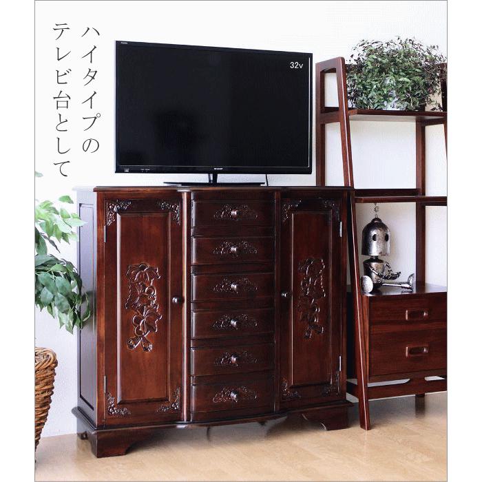 アンティーク 家具 キャビネット サイドボード リビングボード 電話台