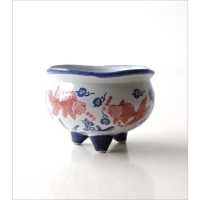 Sレトロレトロ 火鉢 睡蓮鉢 メダカ鉢 金魚鉢 骨董 インテリア65号