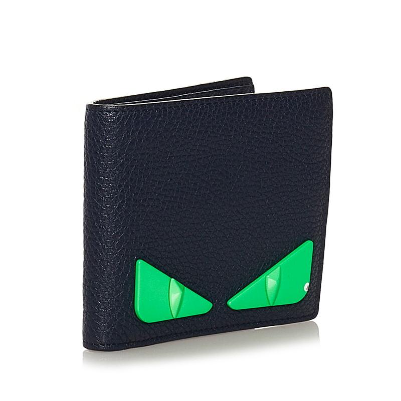 FENDI（フェンディ） バグズアイ モンスター 二つ折り財布 コンパクト