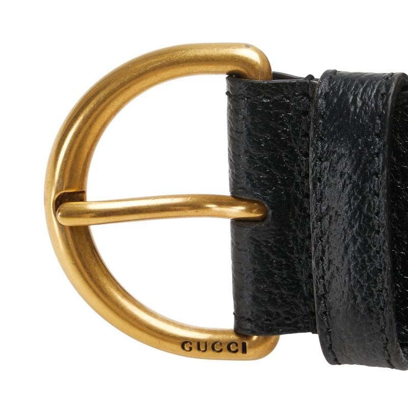 GUCCI（グッチ） ベルト サイズ：80・32 573325 ブラック レザー