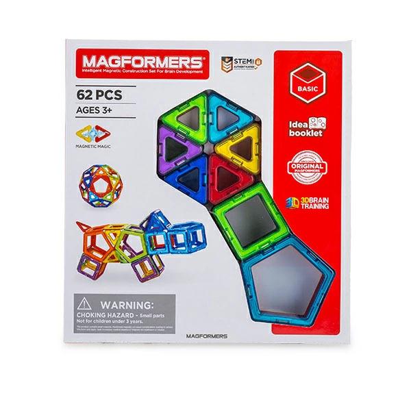 MAGFORMERS 【並行輸入品】 マグフォーマー おもちゃ 62ピース 知育