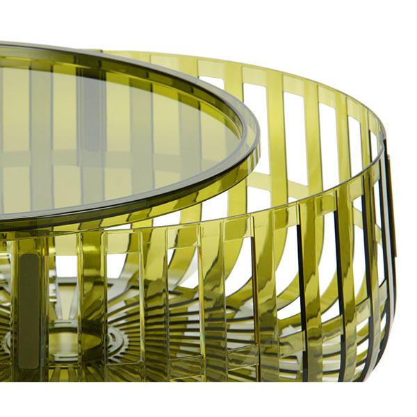 Kartell カルテル パニエ テーブル グリーン Kartell カルテル パニエ