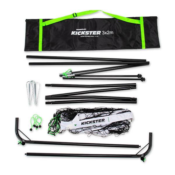 QUICKPLAY KICKSTER 3m×2m フットサル ゴールネット 2台 QUICKPLAY