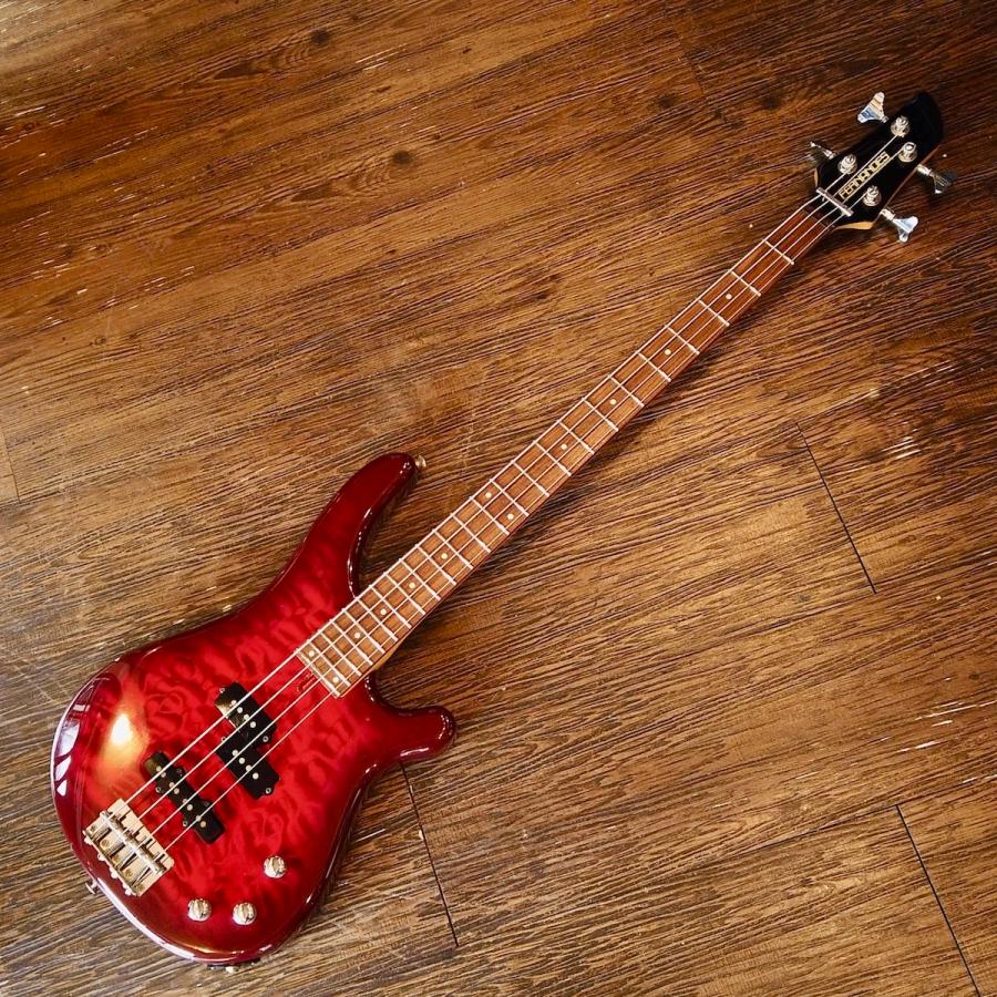 FERNANDES FRB-40 深紅キルト 美品 ギグバッグ付 FERNANDES FRB-40