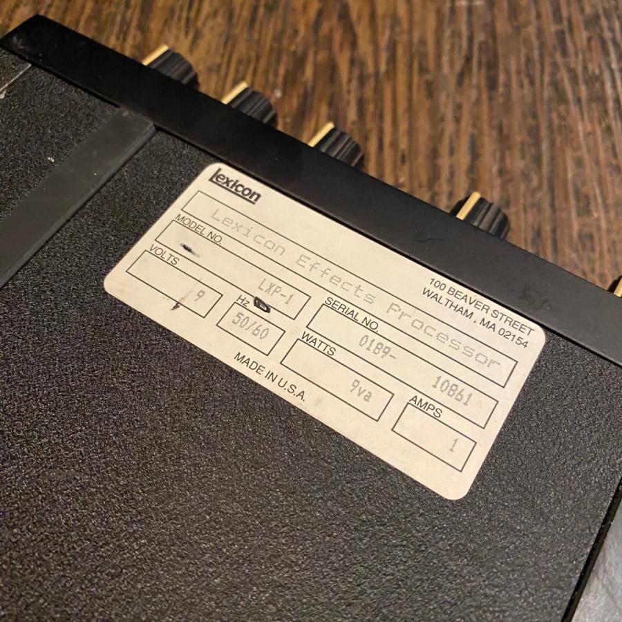 Lexicon LXP-1 Reverb Made in USA レキシコン リバーブ エフェクター