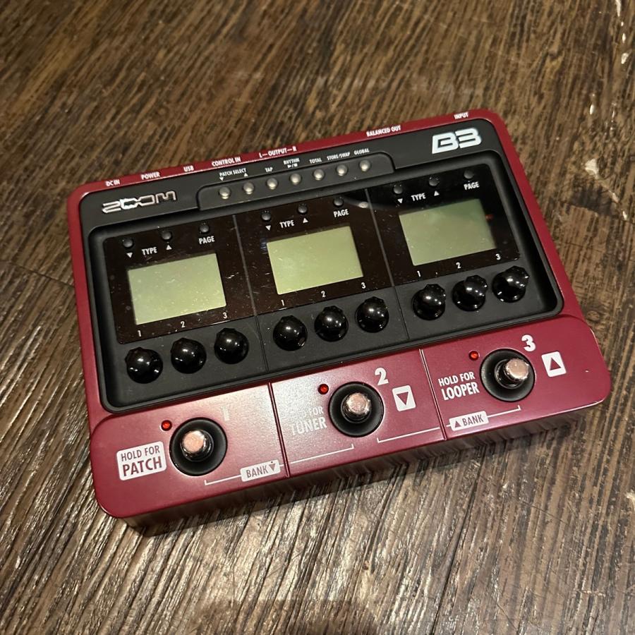 zoom B3 ベース エフェクター マルチエフェクター ZOOM B3 ベース用