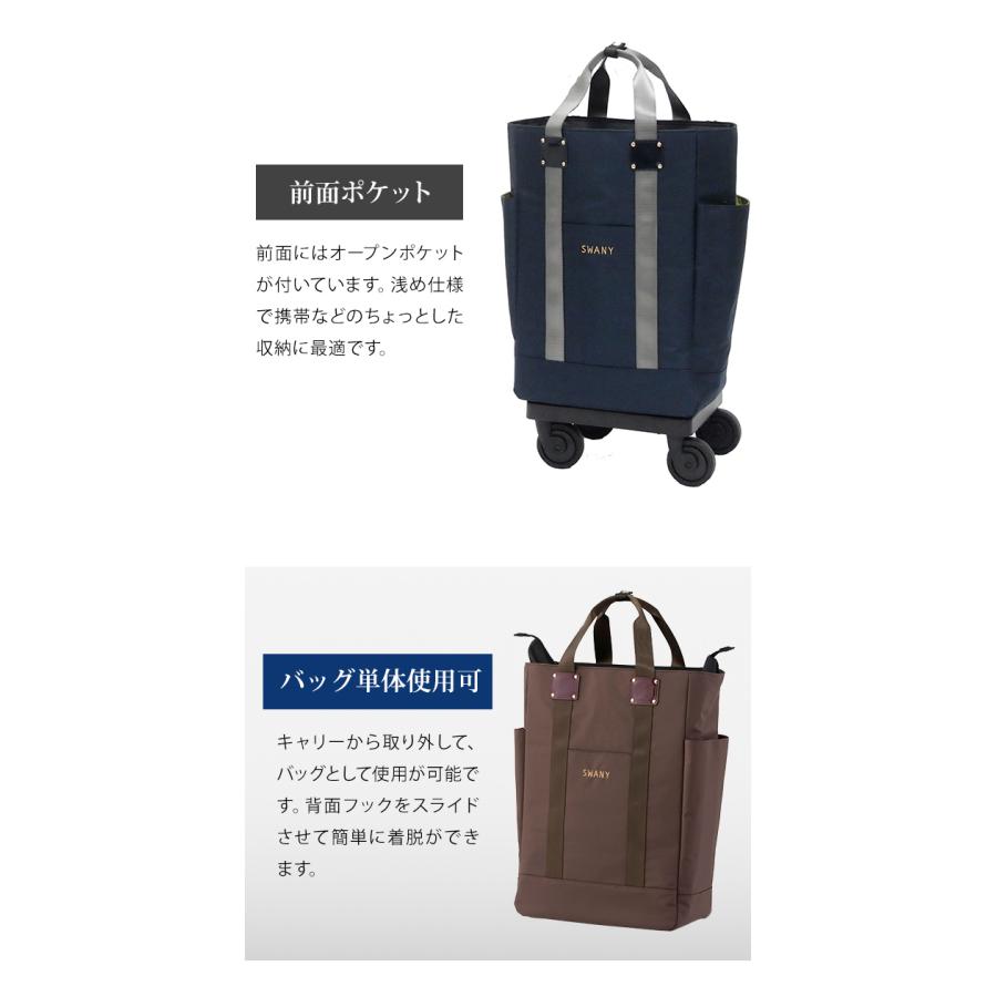 SWANY（スワニー） キャリーバッグ ショッピングカート 横押しカート