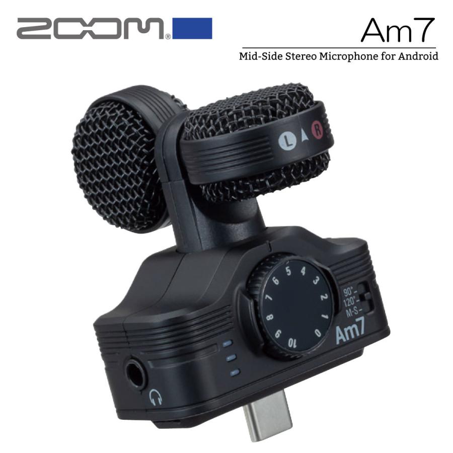 ZOOM Am7 - Mid-Side Stereo Microphone for Android │ ステレオ