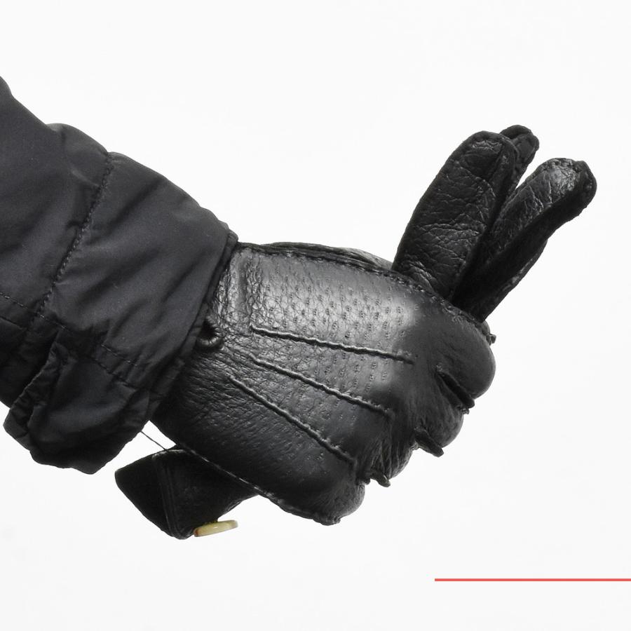 CAUSSE（コース／ガンコス）アンライニングペッカリーグローブ(ボタン