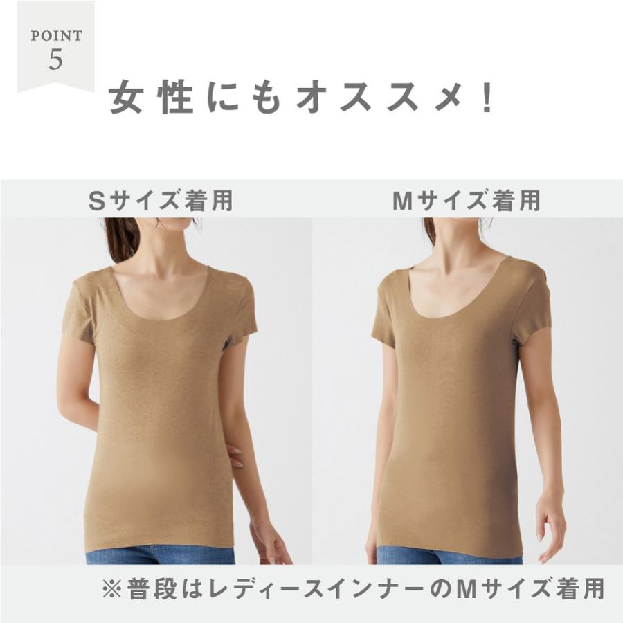 GUNZE（グンゼ） in.T インティー 半袖 メンズ 男性下着 Tシャツ専用