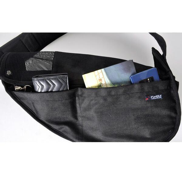 ファンドルペットスリング ブラックデニム スタンダードサイズ fundle