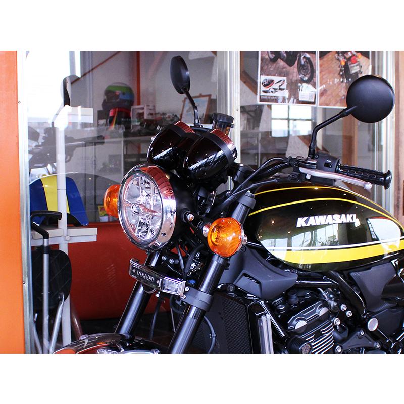 Z900RS ヘッドライトアップステーKit ブラック ドレミコレクション