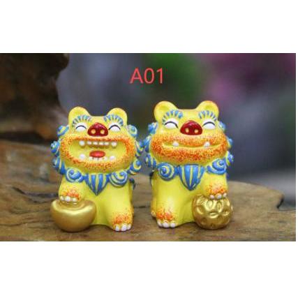 開運風水グッズ 獅子置物 狛犬 インテリア アジア かわいい シーサー