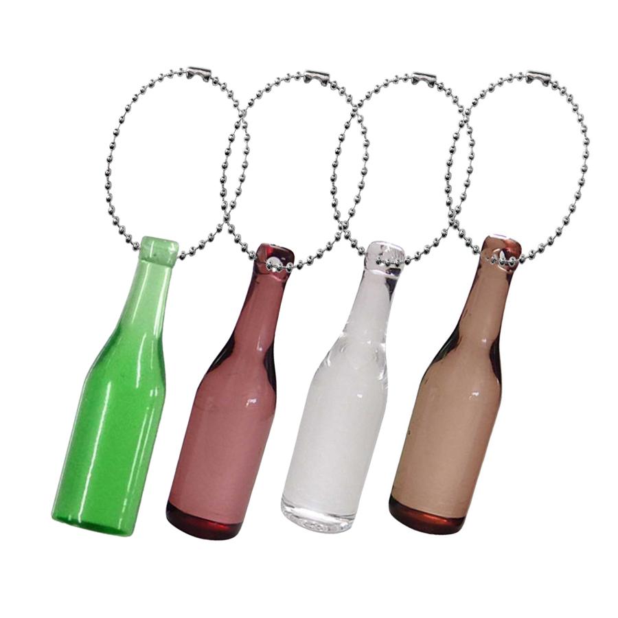 酒瓶ボトル型チャーム ミニチュアボトル ポリレジン製 10個入 ボール