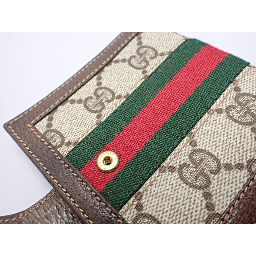 GUCCI（グッチ） オールドグッチ 二つ折り財布 シェリーライン