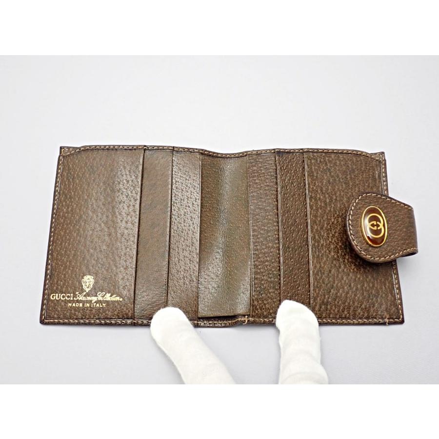 GUCCI（グッチ） オールドグッチ 二つ折り財布 シェリーライン