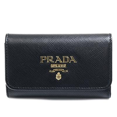 PRADA（プラダ） 1PG004 QWA F0002 SAFFIANO METAL NERO ブラック 4連