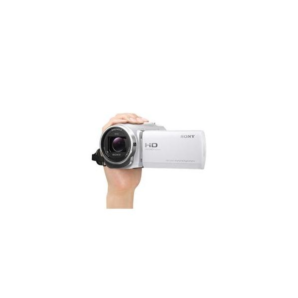 SONY(ソニー) ビデオカメラ Handycam HDR-CX680 ホワイト 内蔵メモリー