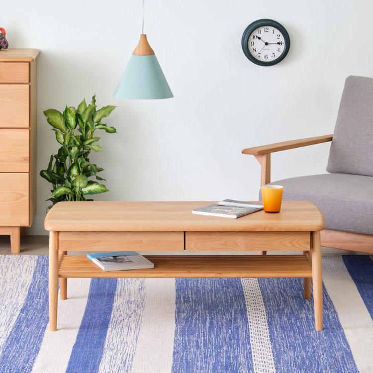 一生紀（ISSEIKI） センターテーブル 木製 北欧 幅100 エラン : 家具