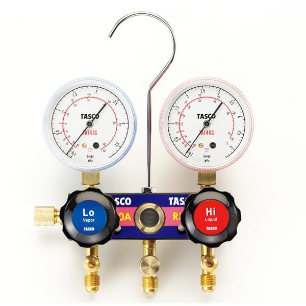 イチネンTASCO TASCO イチネンタスコ R410A R32ゲージマニホールド