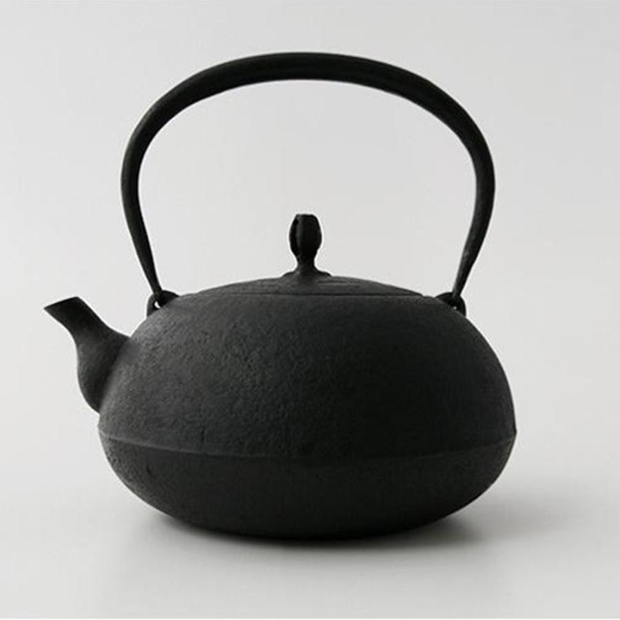 鉄瓶 南部鉄器 やかん 釜定 新珠 肌 1.5L 白湯 直火 IH対応 ケトル