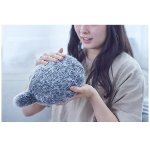 ユカイ工学 Petit Qoobo プチクーボ Gris（グリ・ 灰）心を癒す しっぽ