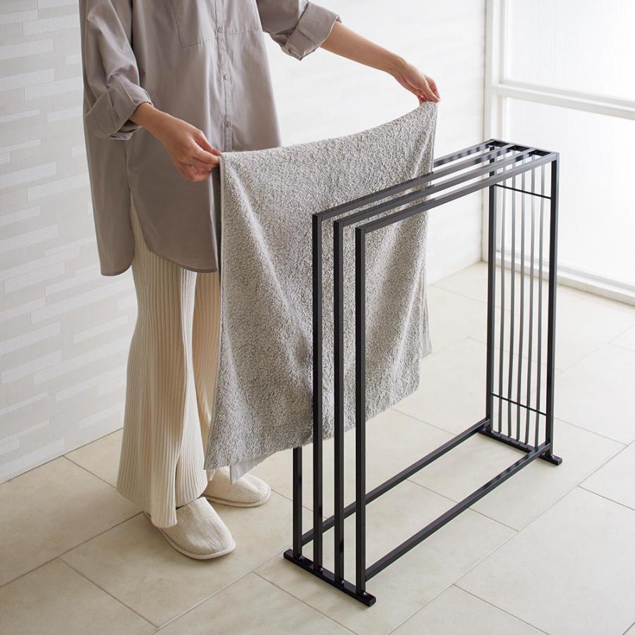 dinos（ディノス） Hanji/ハンジ タオルハンガー 4連 幅66.5cm 奥行