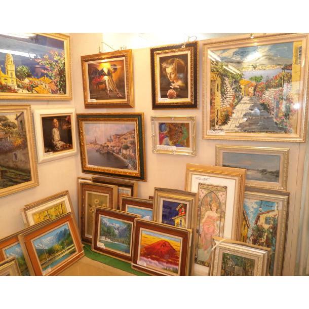 絵画 版画 ウシェ（フランス） 「パリの街・セント・アンドレ