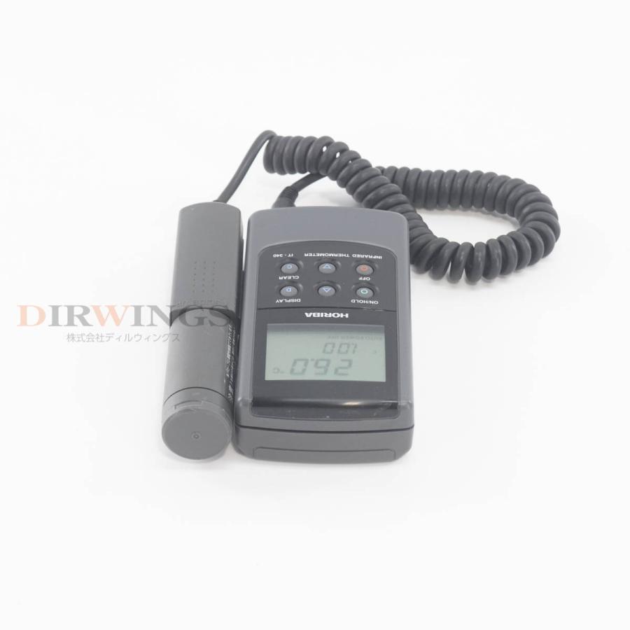DW]USED 8日保証 HORIBA IT-340 INFRARED THERMOMETER 放射温度計 -50