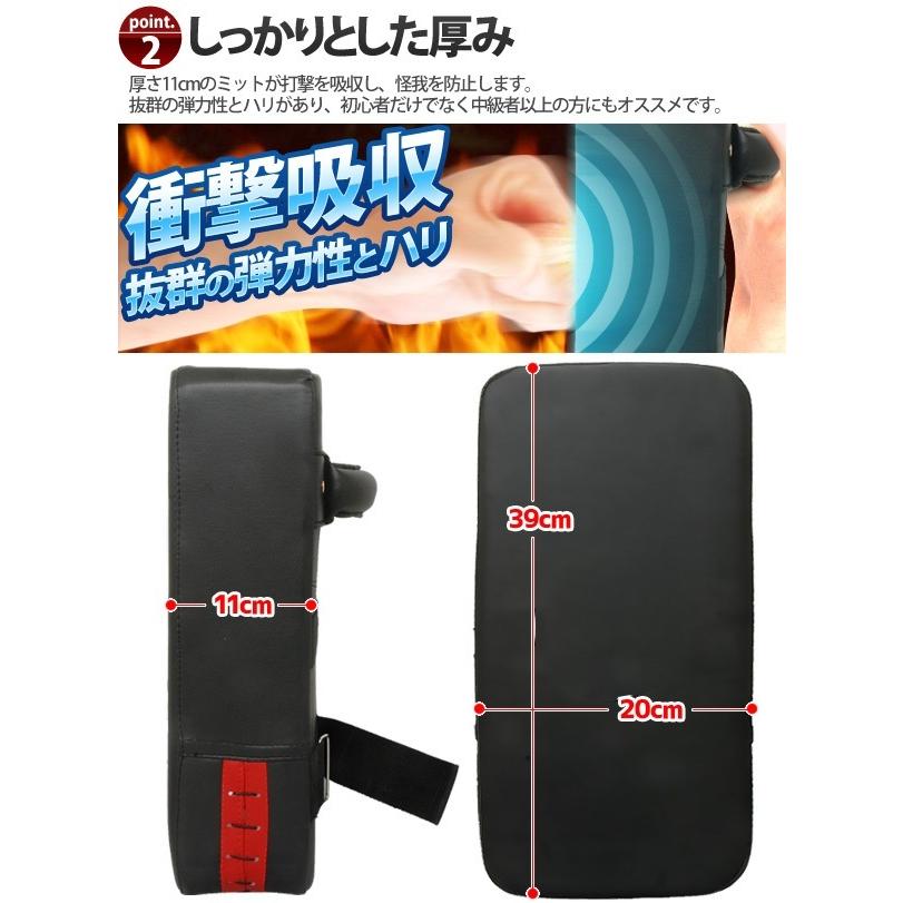 パンチ キック ミット 2個セット ミット打ち トレーニング ボクシング