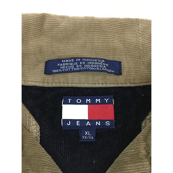 古着 90s TOMMY JEANS 「AVIATOR DENIM」 細畝 コーデュロイ バック