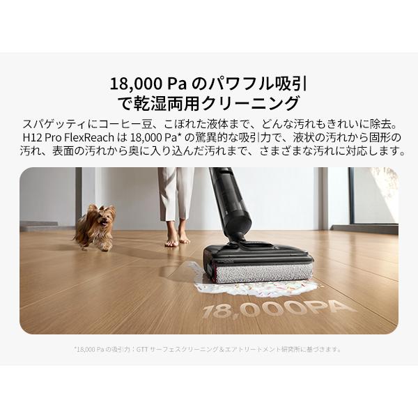 dreame (ドリーミー) H12Pro FlexReach 水拭き掃除機 吸引＆水拭き2in1