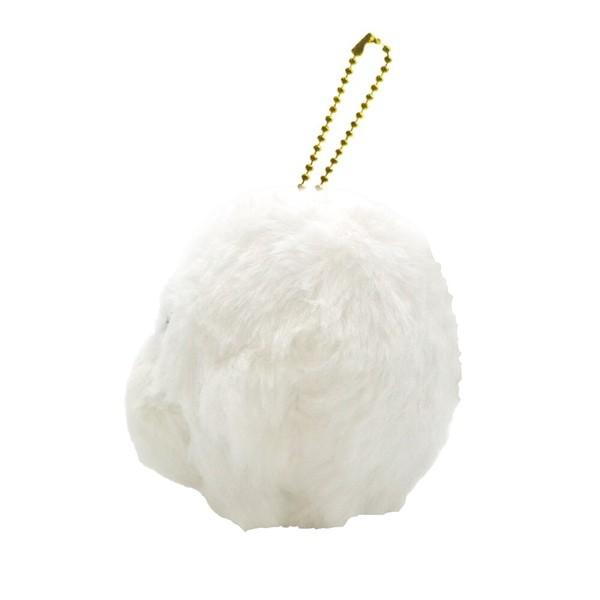 ふわふわ わんこ フェイスマスコット キーホルダー ストラップ 犬