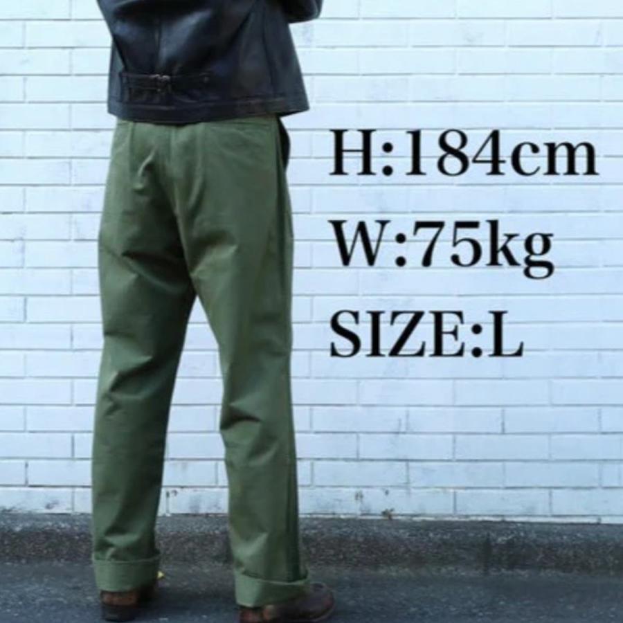 JELADO（ジェラード） 41 Khaki Lastresort Chino Cloth チノクロス